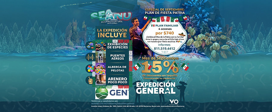 SEA LAND, Acuarioventura Monterrey